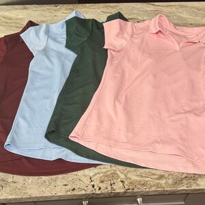 Set of Four Polo Shirts in Various Colors